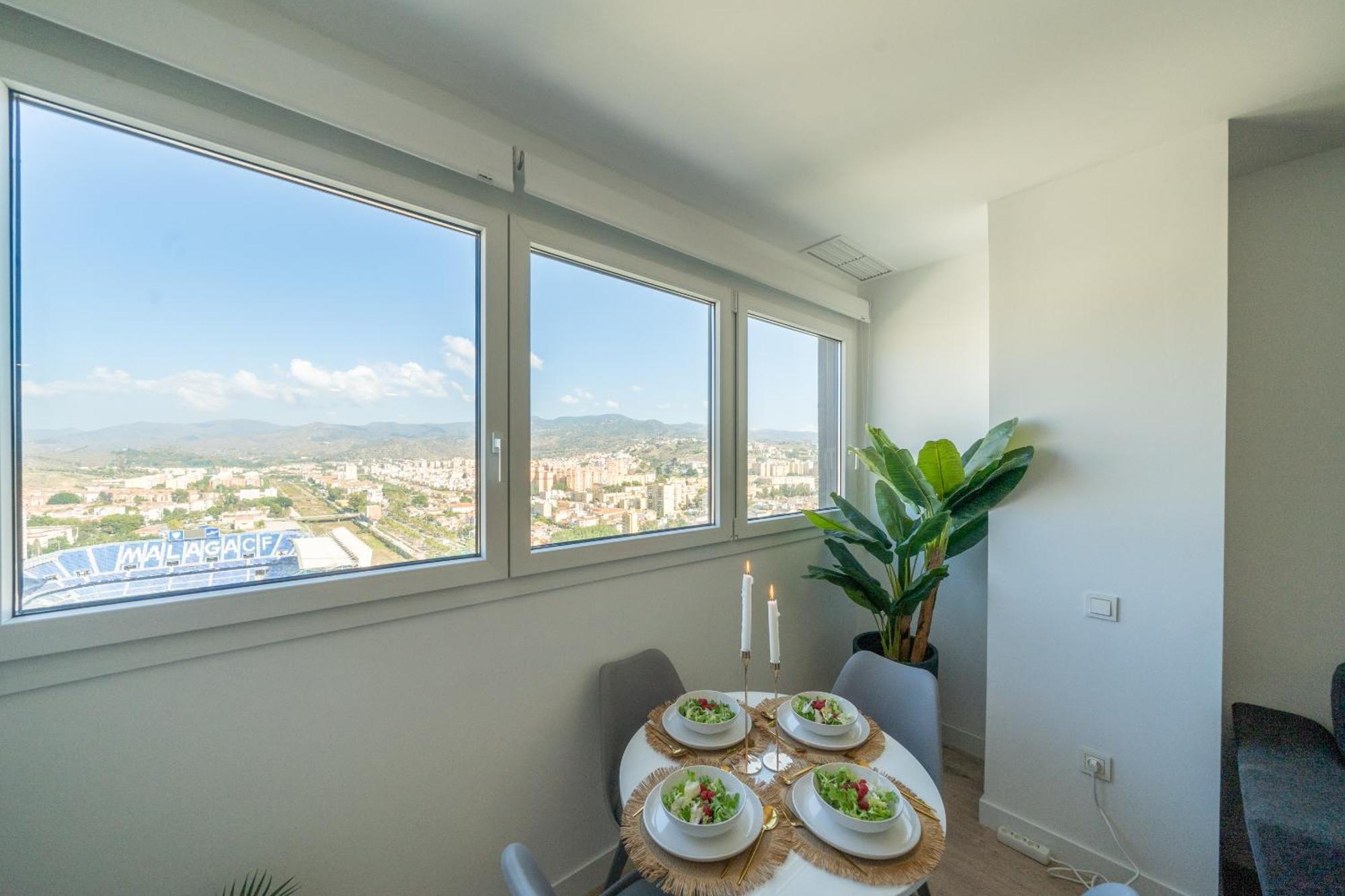 Appartement Xpce Urban 4 Malaga Skyline - Free Parking Extérieur photo